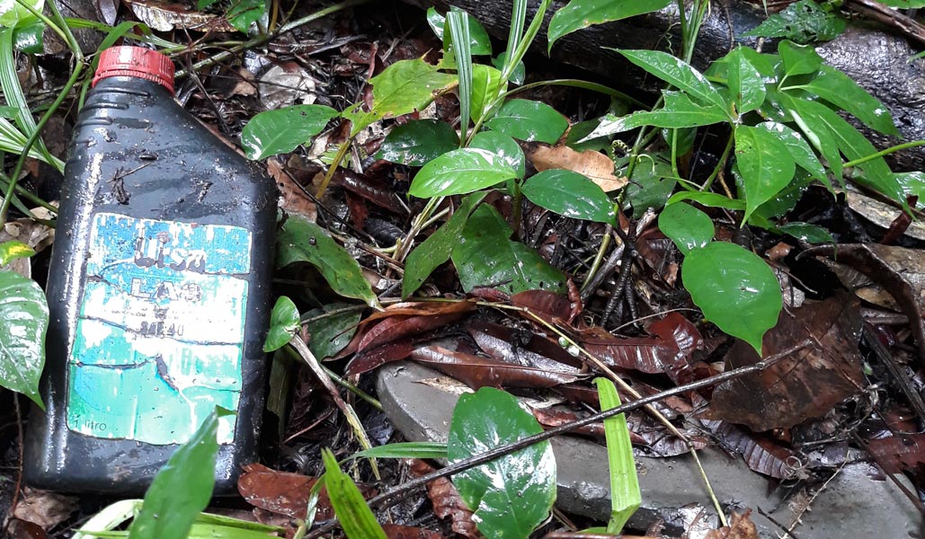 Lixo na floresta: pesquisa mostra alta quantidade de resí­duos sólidos em região da Amazônia